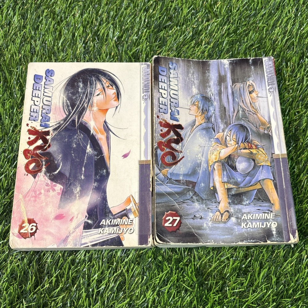 Samurai Deeper‎ Kyo Vol 26 & 27 Manga Lot of 2 Akimine Kamijyo Tokyopop